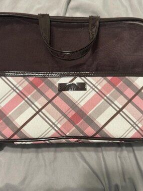 Modella Makeup bag NWOT pink and brown